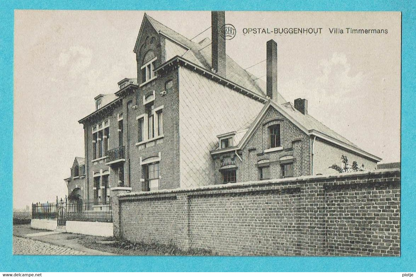 * Opstal - Buggenhout (Oost Vlaanderen) * (Albert) Villa Timmermans, Façade, Unique, Zeldzaam, TOP, Rare - Buggenhout