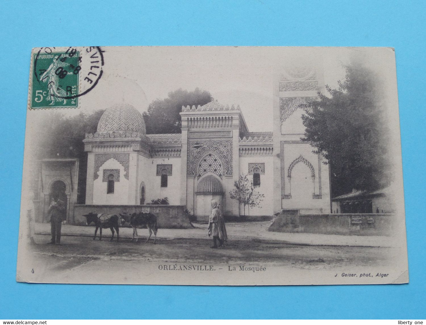 Orléansville - La Mosquée ( Edit - 4 - J. Geiser ) Anno 1909 ( See / Voir SCAN ) ! - Chlef (Orléansville)