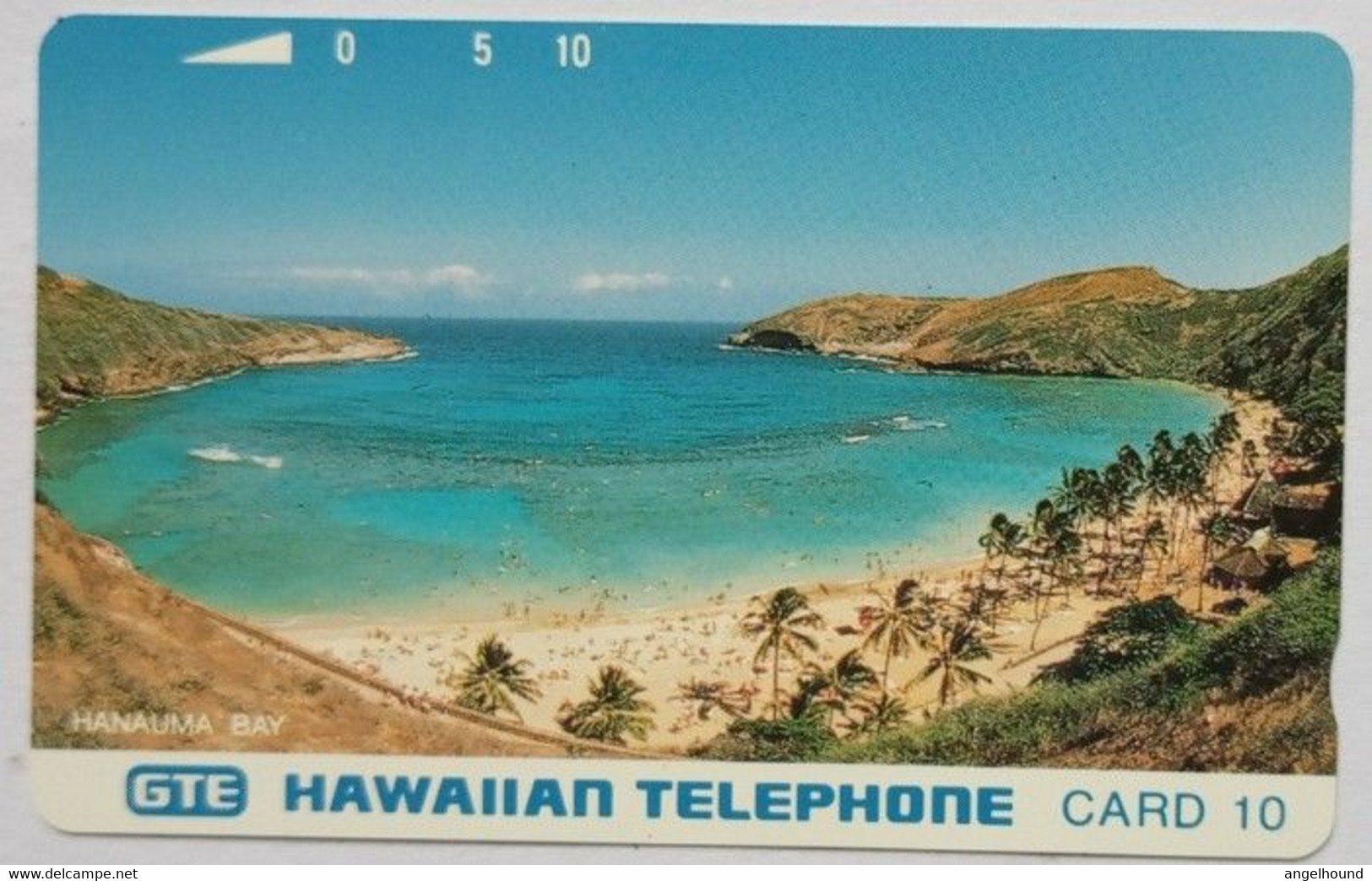 Hawaii GTE 10 Units Card 10 Hanauma Bay ( Bronze Back ) "Hanauma Bay " MINT - Hawaï