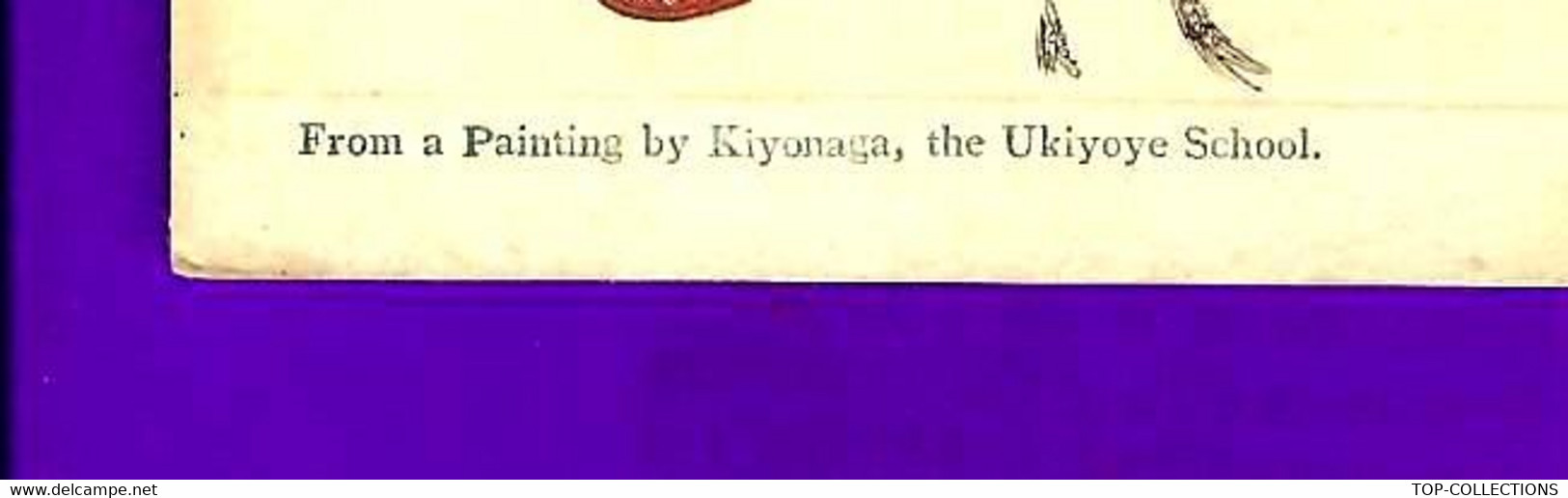 JAPON LE MONDE FLOTTANT « Ukiyo-e »PEINTRE KIYOMAGA ECOLE D’UKIYOYE CARTE NON CIRCULEE VOIR SCANS - Tokyo