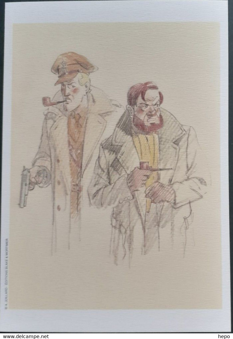 Juillard - Blake Et Mortimer - Ex Libris Non Numéroté Nonn Signé - 15*21cm - Illustrators J - L