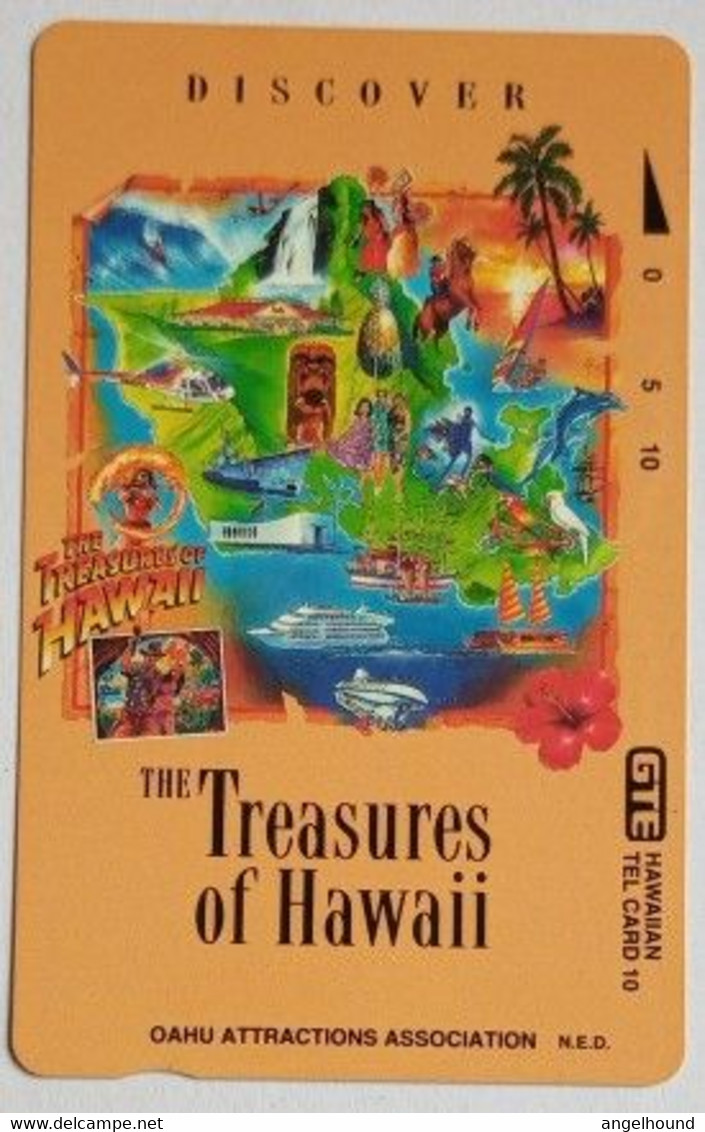 Hawaii GTE Card 10 " The Treasures Of Hawaii " MINT - Hawaii