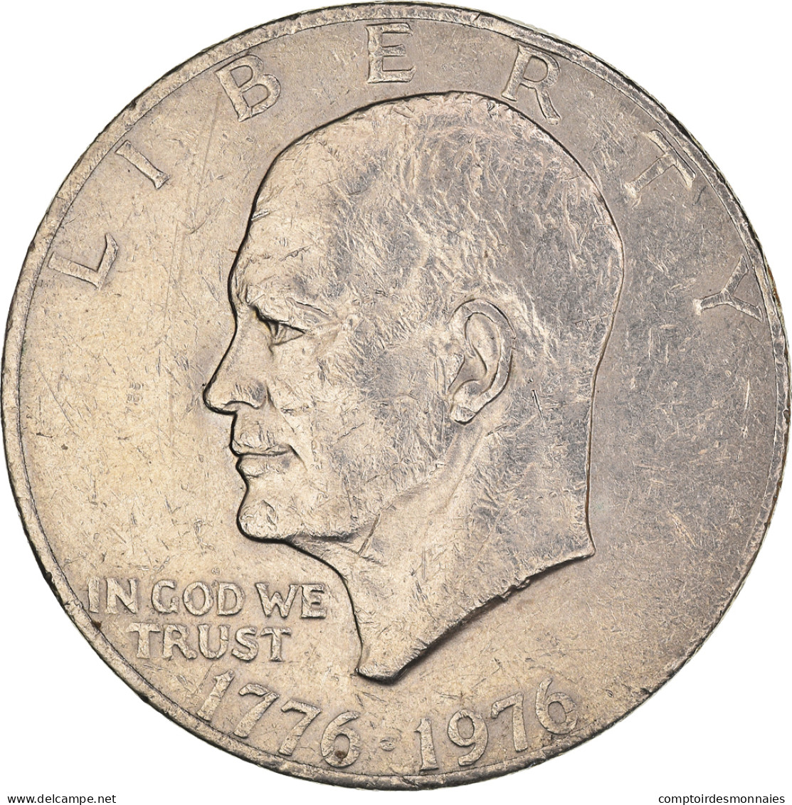 Monnaie, États-Unis, Eisenhower Dollar,1976, Philadelphie, TTB - 1971-1978: Eisenhower