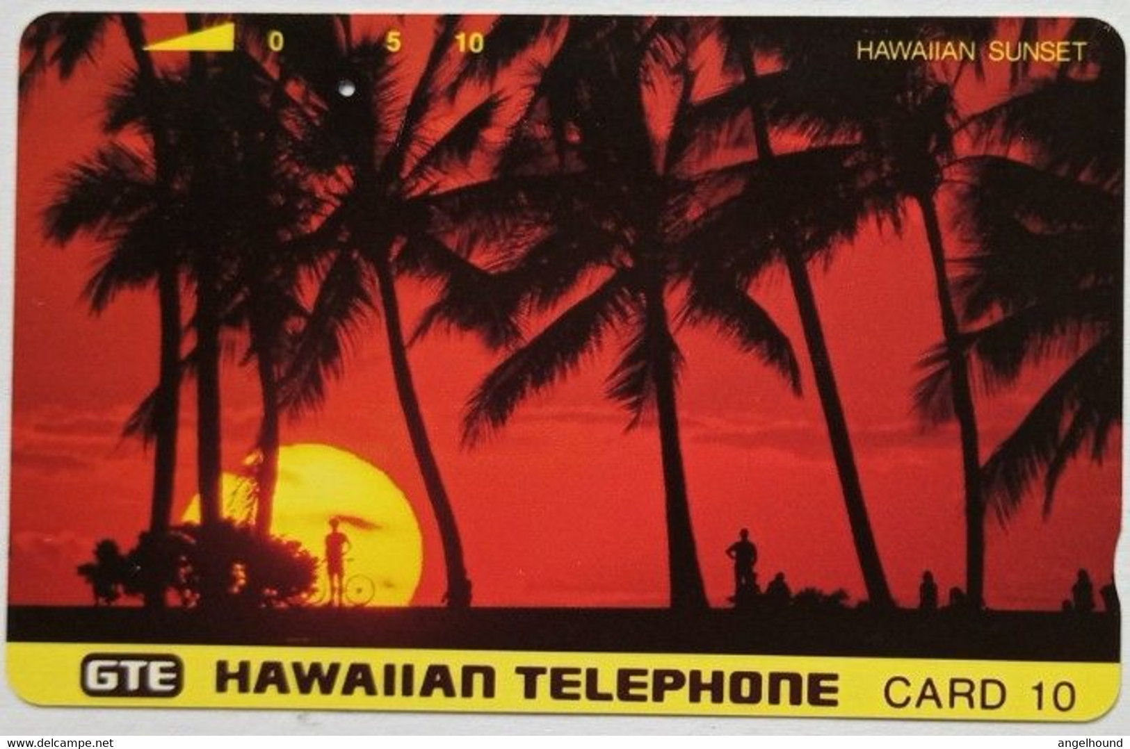 Hawaii GTE Card 10 " Hawaiian Sunset Horizontal " - Hawaï