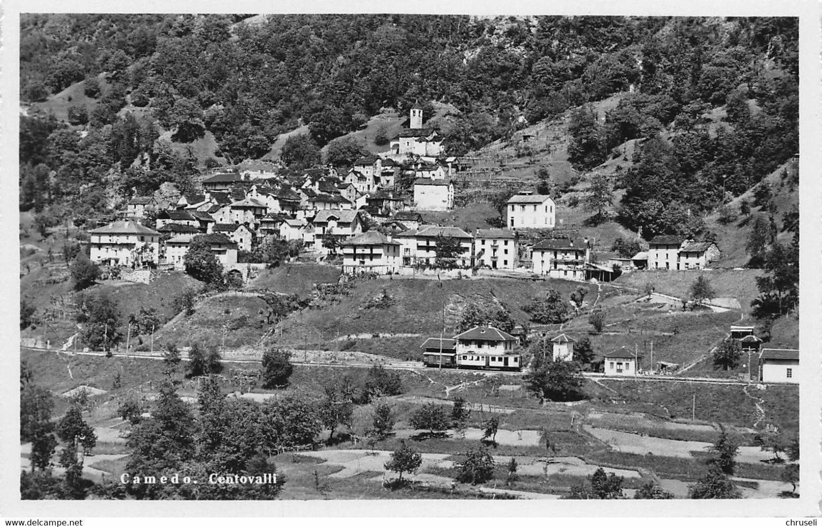 Camedo Ristorannte Centovalli  Fliegeraufnahme - Centovalli