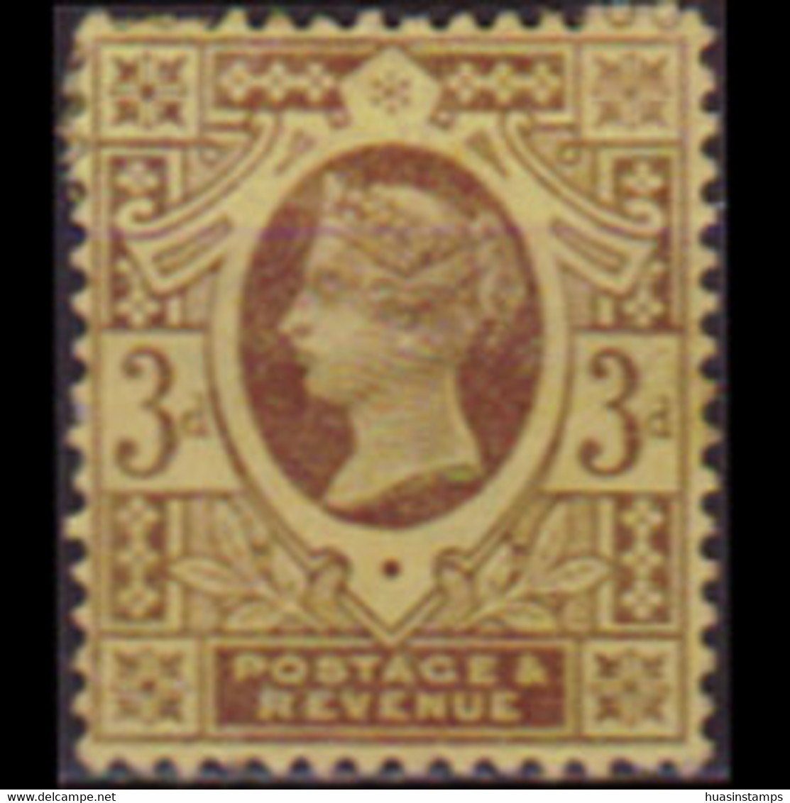 G.B. 1887 - Scott# 115 Queen Victoria 3p LH - Neufs