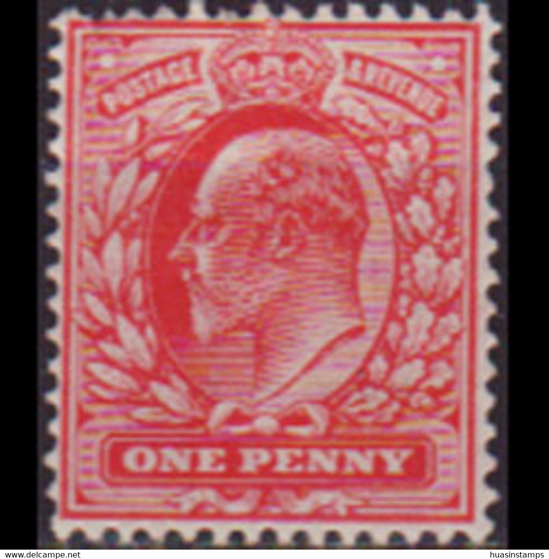 G.B. 1902 - Scott# 128 King EVII 1p LH - Unused Stamps