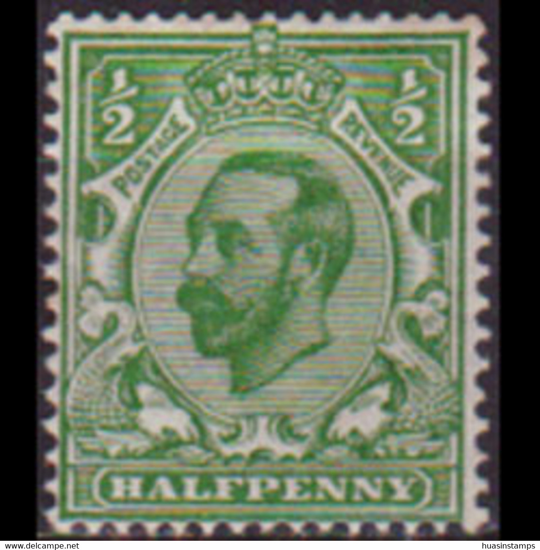 G.B. 1911 - Scott# 151 King GV 1/2p LH - Unused Stamps