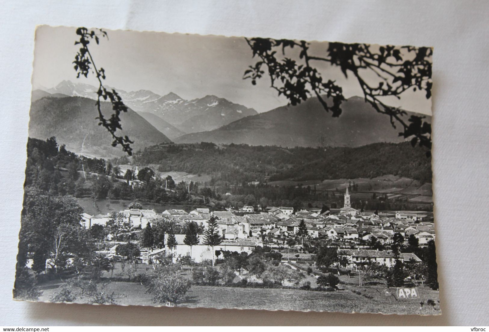 Cpm 1966, Oust, Vue Générale, Ariège 09 - Oust