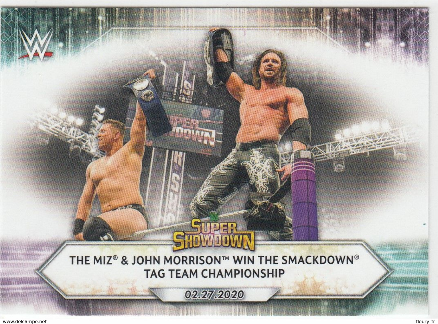The Miz & John Morrison    #26  Win Tag Team    2021 Topps WWE - Trading Cards