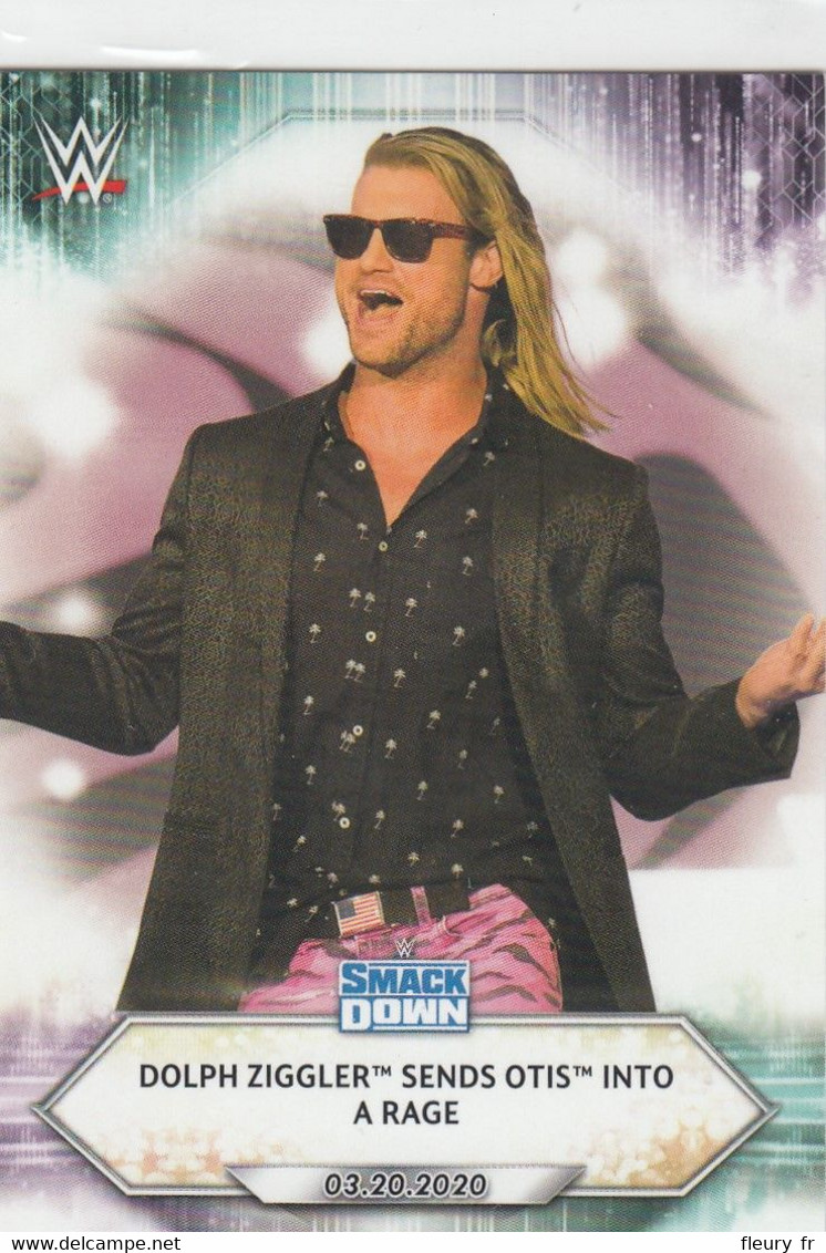 Dolph Ziggler     #40    Sends Otis Into A Rage   2021 Topps WWE - Tarjetas