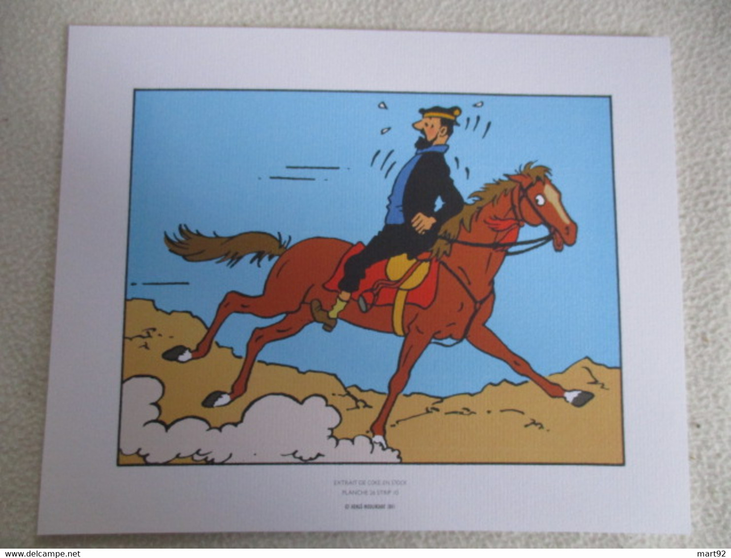 3 PLANCHES EXTRAIT DE COKEEN STOCK   TINTIN  HERGE MOULINSART 2011 - Hergé