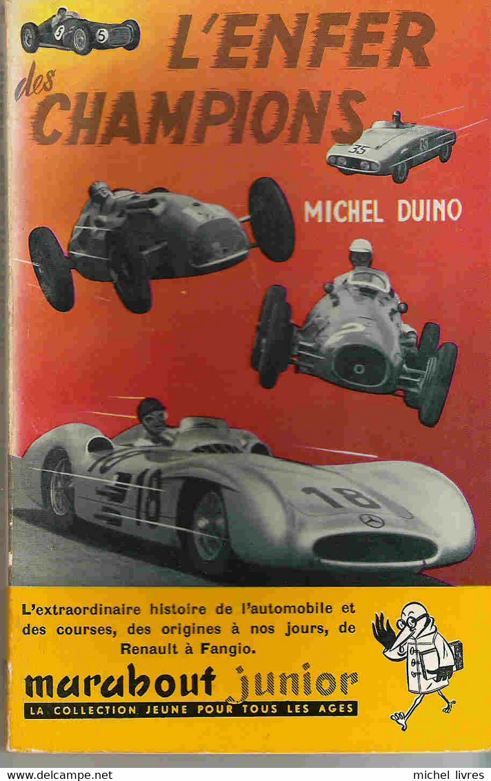 Marabout Junior - MJ 036 - L'enfer Des Champions - Michel Duino - EO 1954 - BE - Marabout Junior