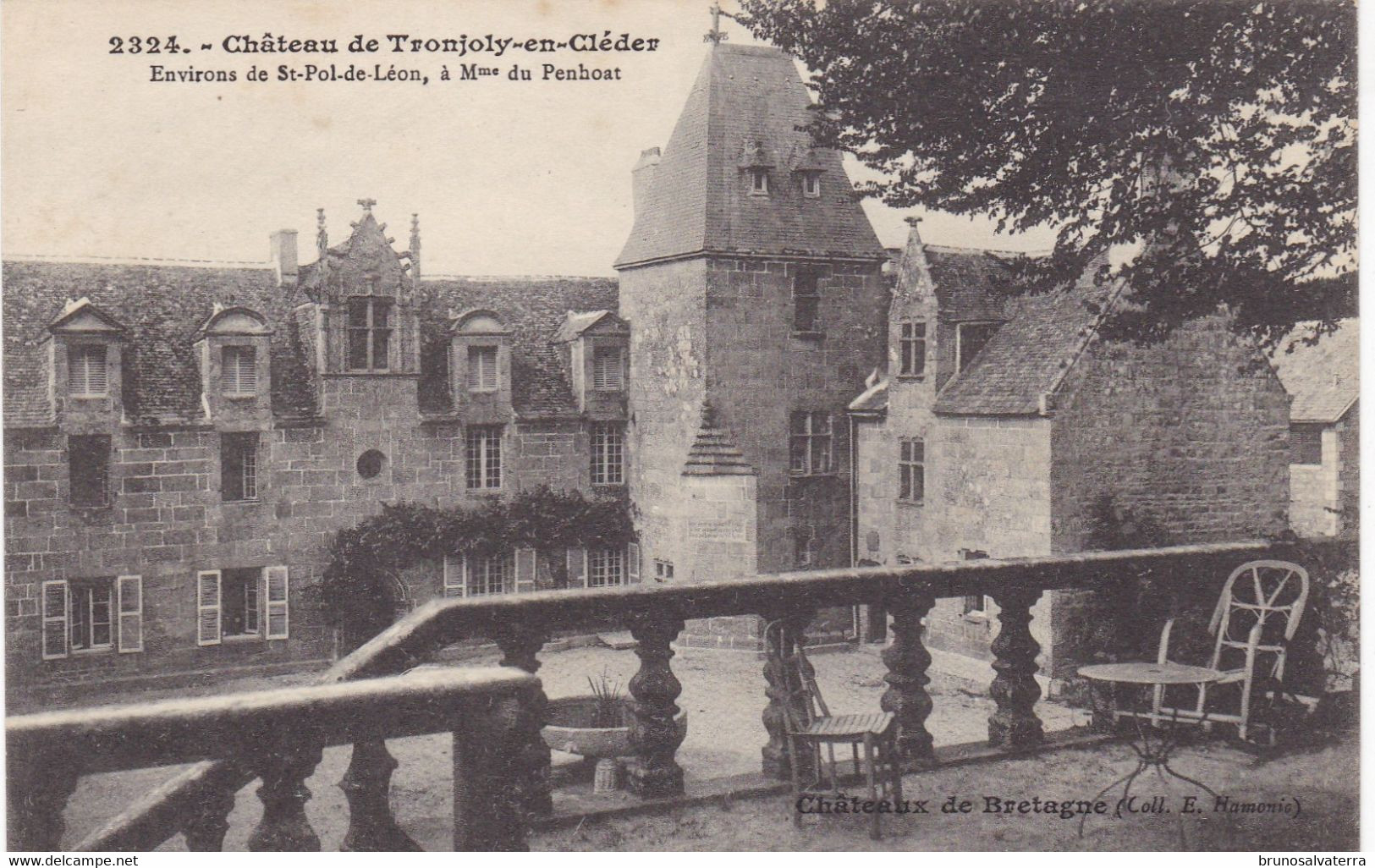 CHATEAU DE TRONJOLY EN CLEDER - Environs De Saint-Pol Du Léon, à Mme Du Penhoat - Cléder