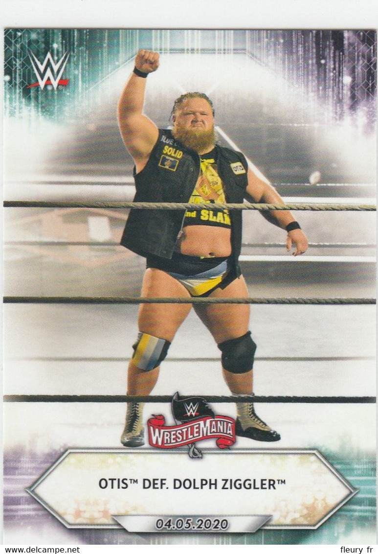 Otis Def. Dolph Ziggler   #50     2021 Topps WWE - Trading-Karten