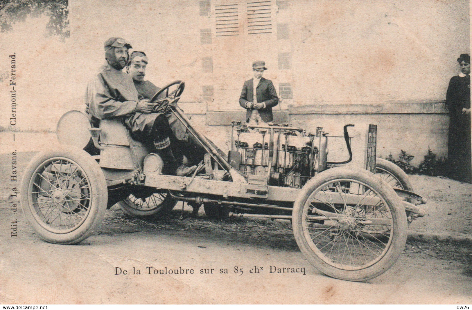 Sport Automobile - H. Genty De La Touloubre (Circuit Des Ardennes) Sur Sa 85 CV Darracq - Edition De La Havanne - Andere & Zonder Classificatie