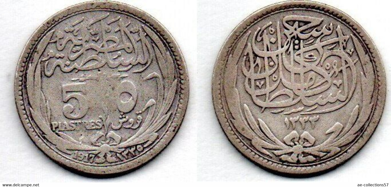 Egypte - 50 Piastres 1917 TB - Egypte