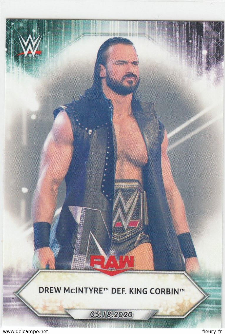 Drew McIntyre  #75  Def. King Corbin   2021 Topps WWE - Tarjetas