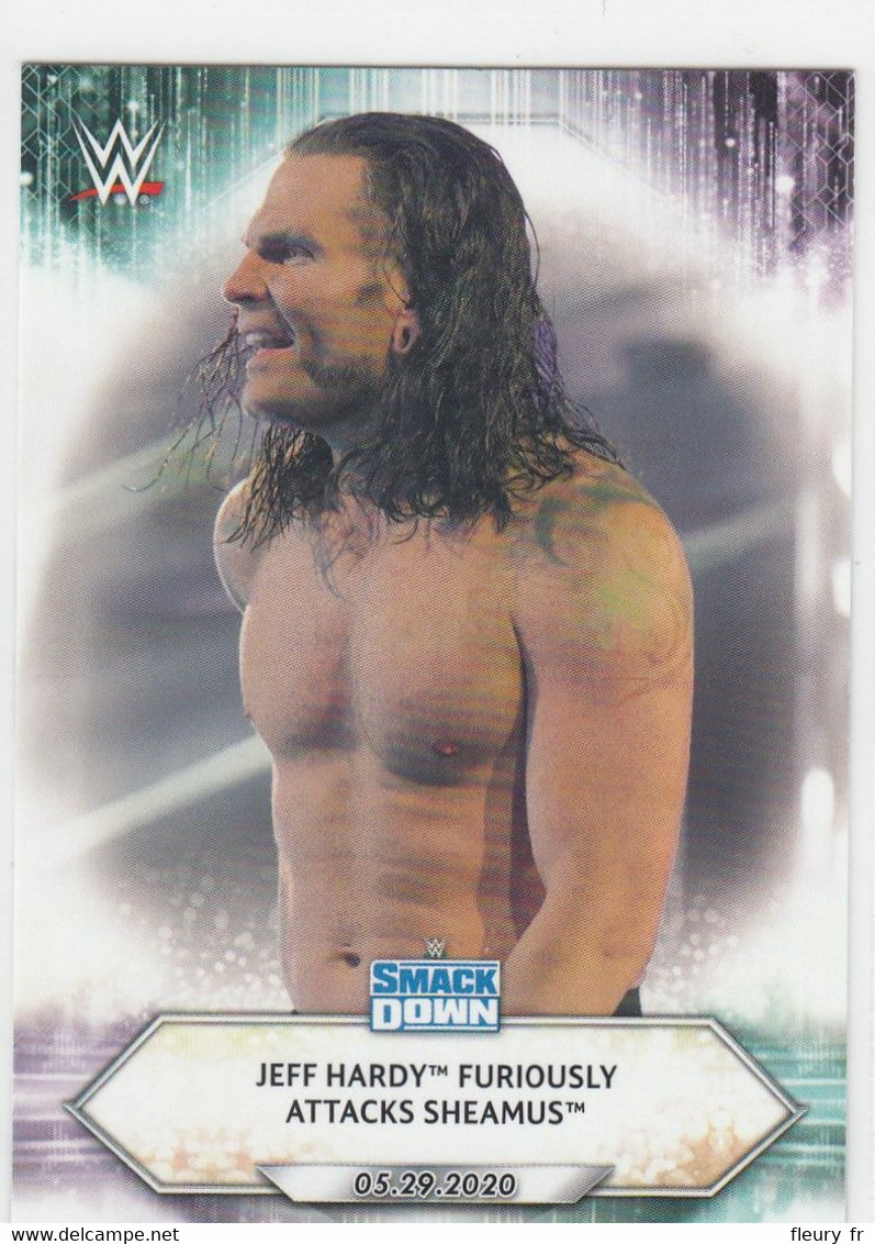 Jeff Hardy   #82   Furiously Attacks    2021 Topps WWE - Trading-Karten