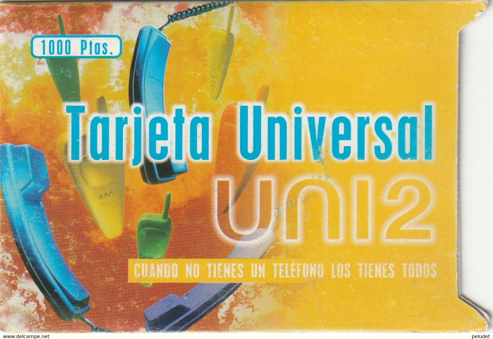 Spain, Espagne, Uni2 Tarjeta Universal 1000 Ptas. - Otros & Sin Clasificación