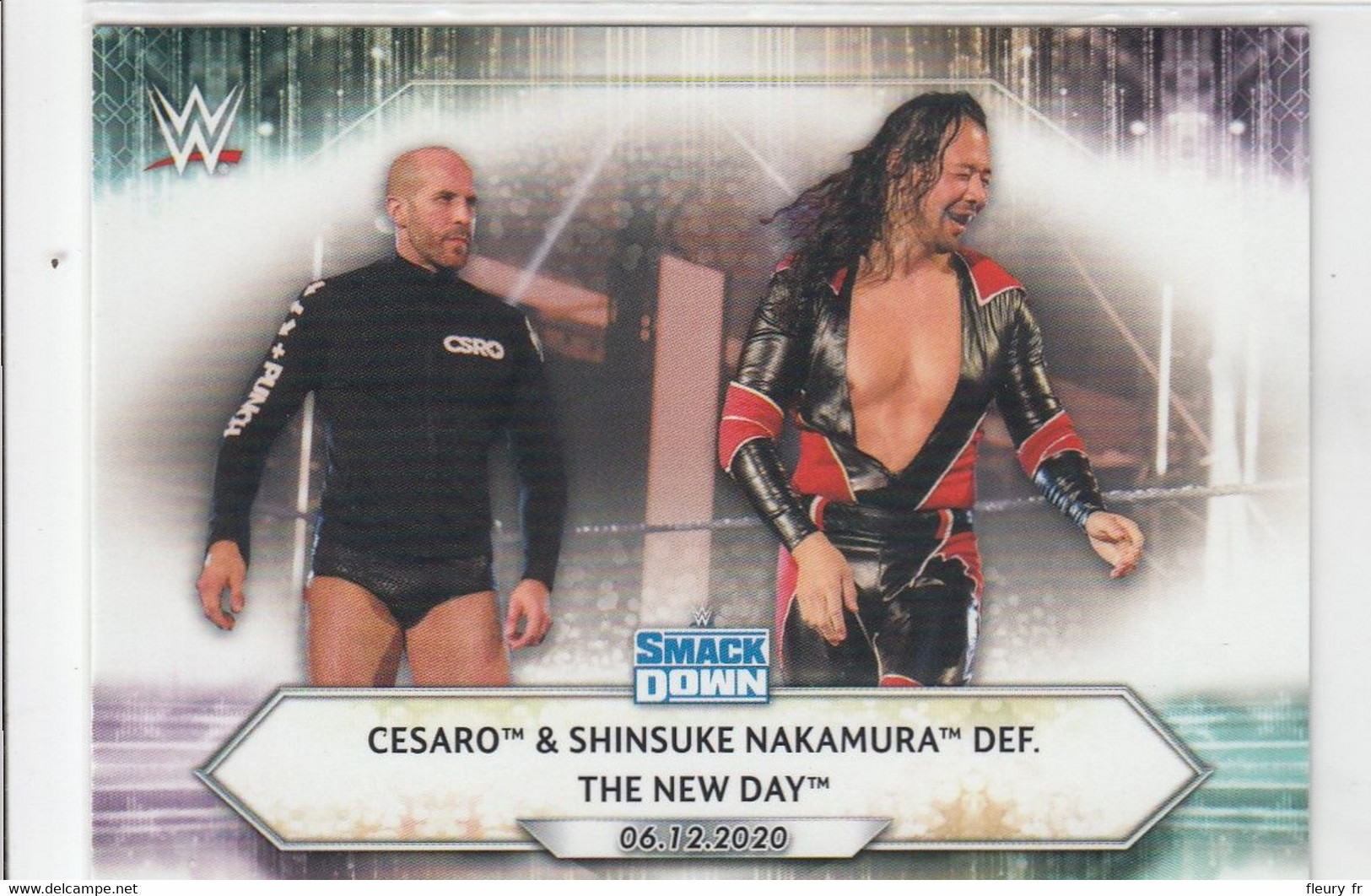 Cesaro & Shinsuke Nakamura  #86  Def. The New Day  2021 Topps WWE - Trading-Karten