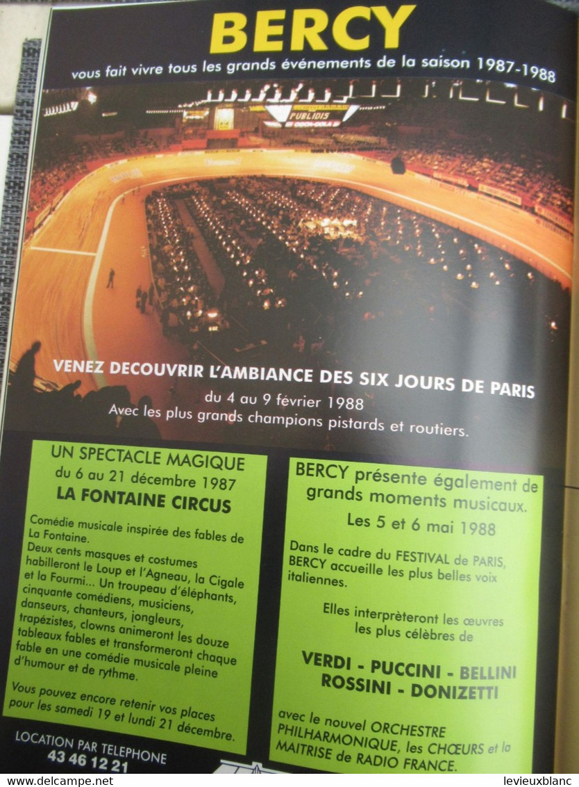 Grand programme /L'Affaire du Courrier de LYON/ Palais des Sports/Robert HOSSEIN/ DECAUX/1987       PROG311