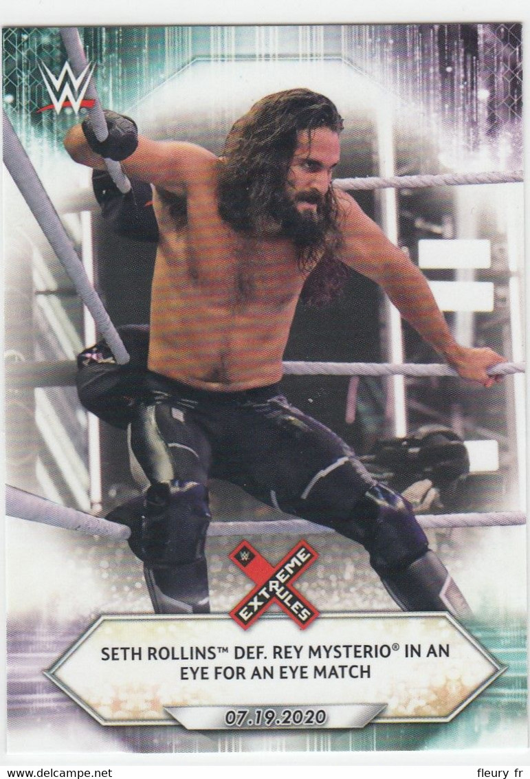 Seth Rollins  #91   Def. Rey Mysterio  2021 Topps WWE - Trading-Karten