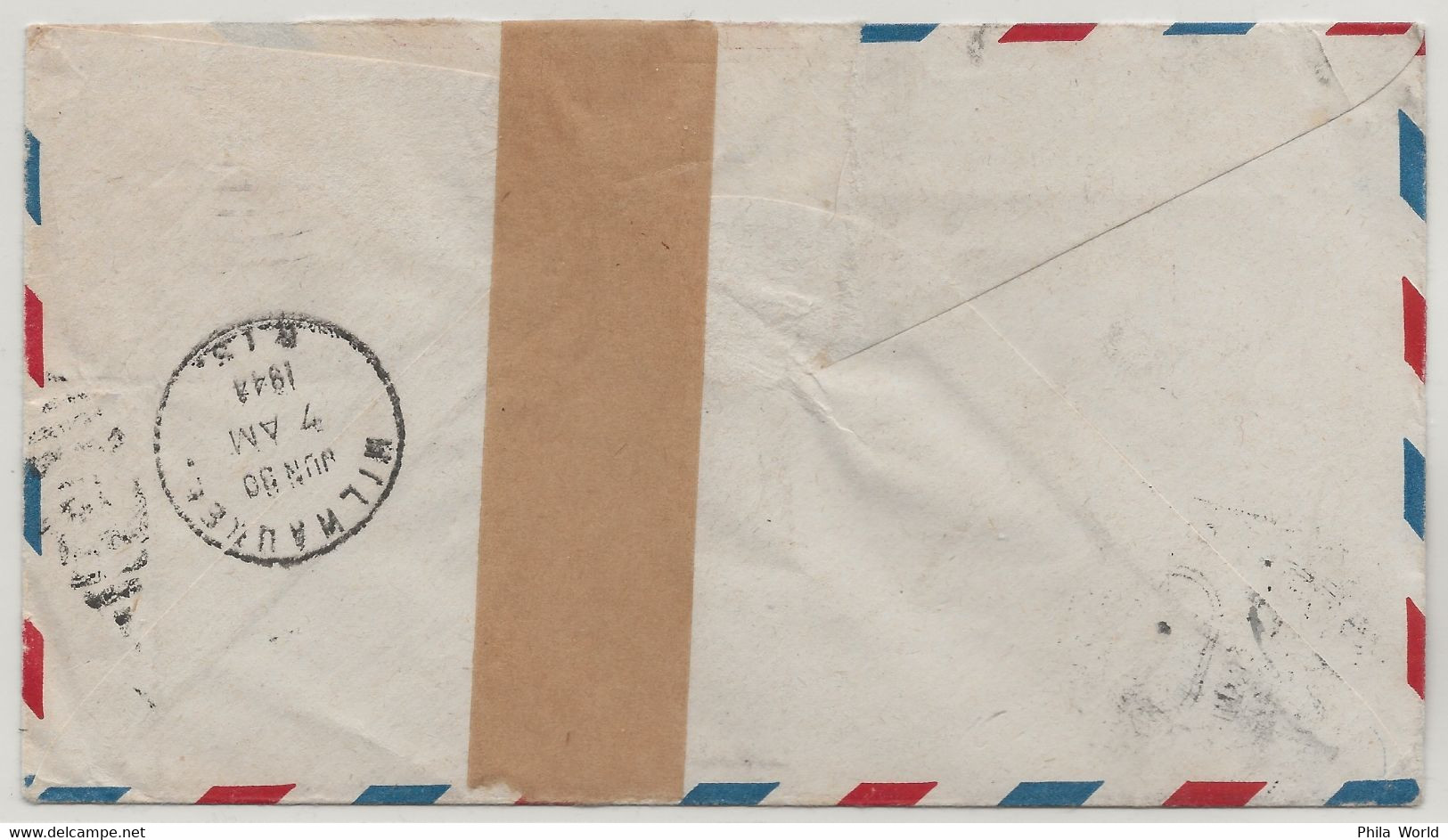 WW2 - 1944 APO 503 PAPUA NEW GUINEA Entier Postal US Postage Via Air Mail 6c To US New-York Censor Passed By Examiner - Aerei