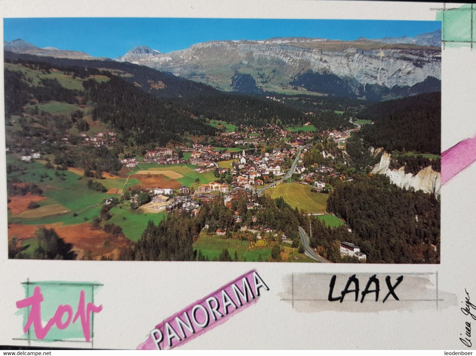 Laax - Panorama - Nr. 8344 - Laax