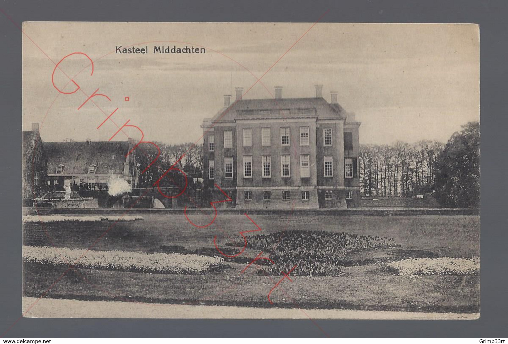 De Steeg - Kasteel Middachten - Postkaart - Rheden