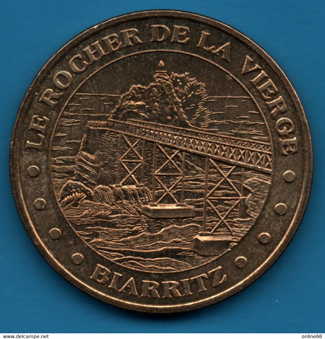 Jeton Touristique - Monnaie De Paris - LE ROCHER DE LA VIERGE BIARRITZ COLLECTION NATIONALE - 2003