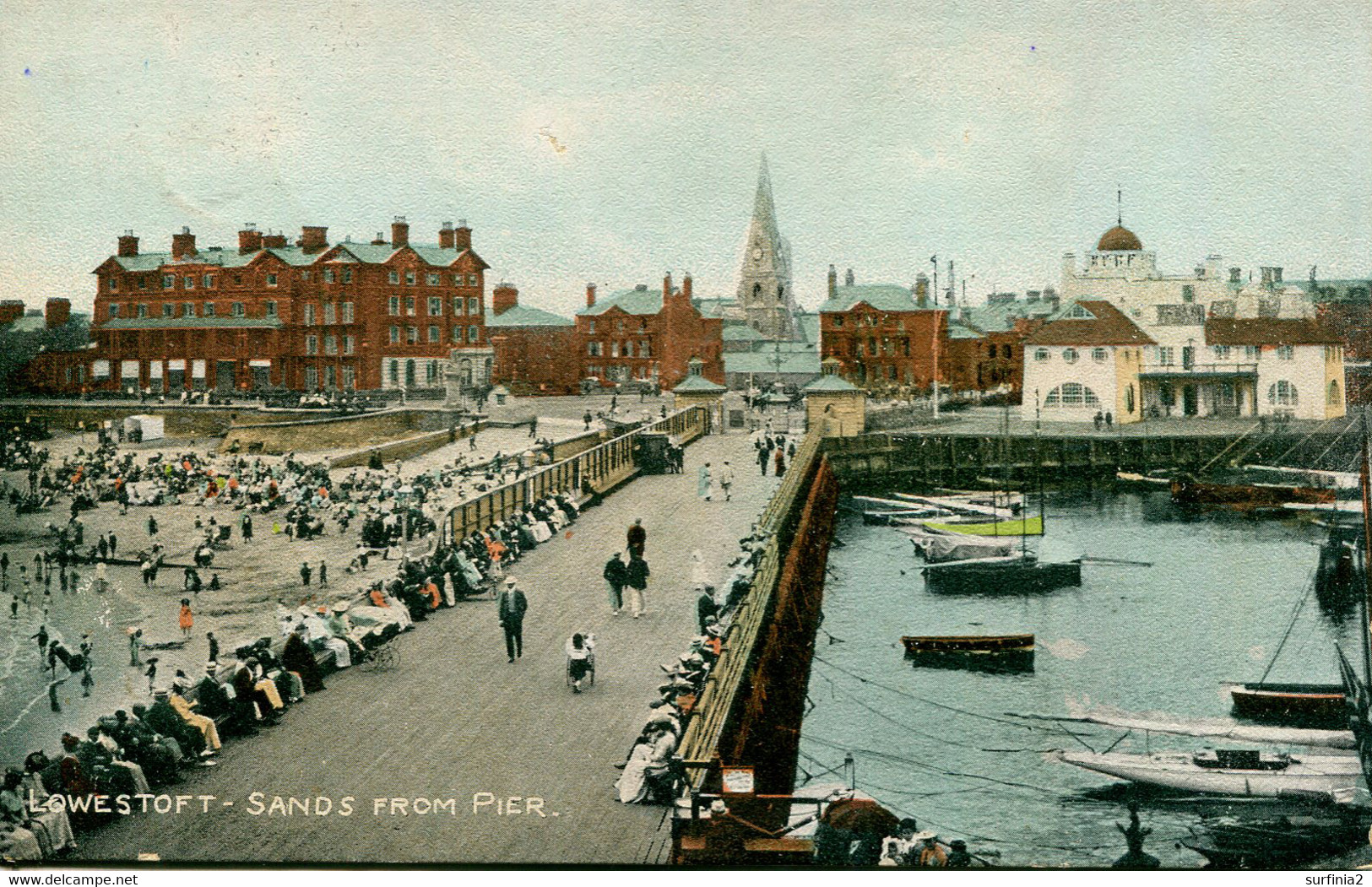 SUFFOLK - LOWESTOFT - SANDS FROM PIER Suf441 - Lowestoft