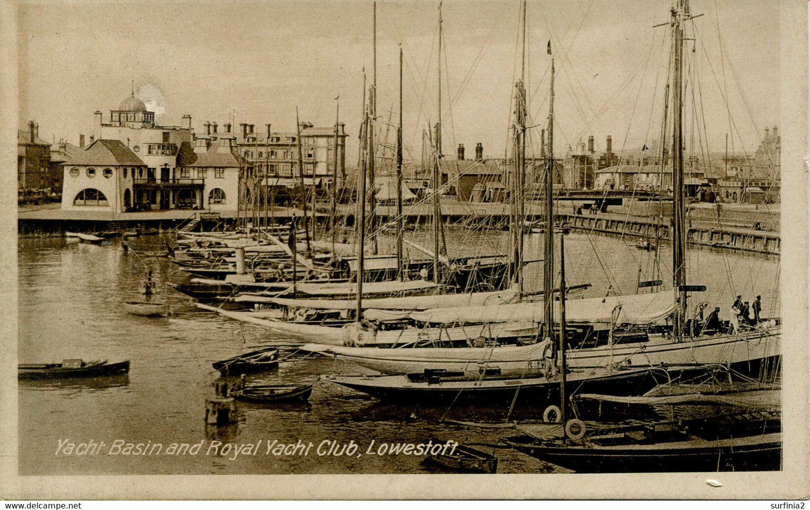 SUFFOLK - LOWESTOFT - YACHT BASIN AND ROYAL YACHT CLUB Suf442 - Lowestoft