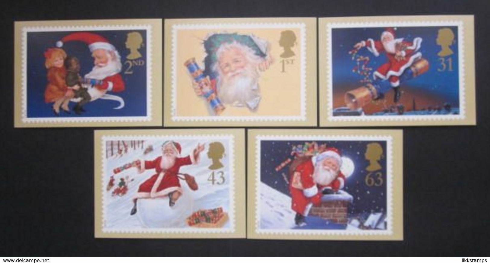 1997 CHRISTMAS P.H.Q. CARDS UNUSED, ISSUE No. 192 (B) #00956 - PHQ Karten