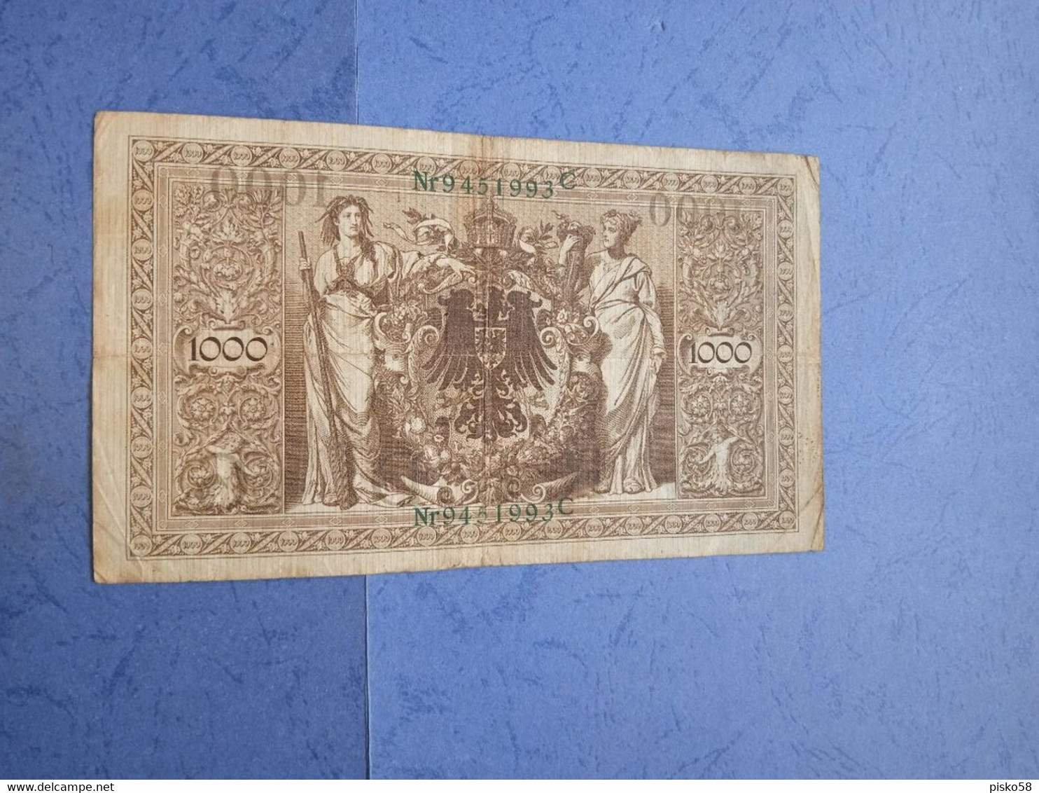 GERMANIA- P45b 1000M 1910 - - 1000 Mark