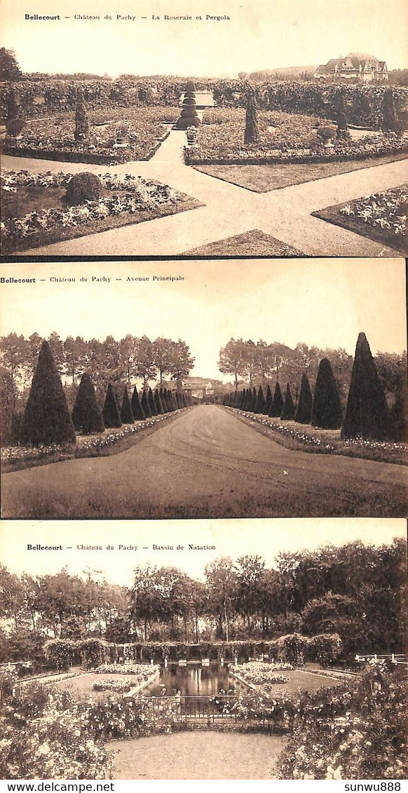 Bellecourt - Château Du Pachy (lot 12 Cartes Edit. Descamps) - Manage