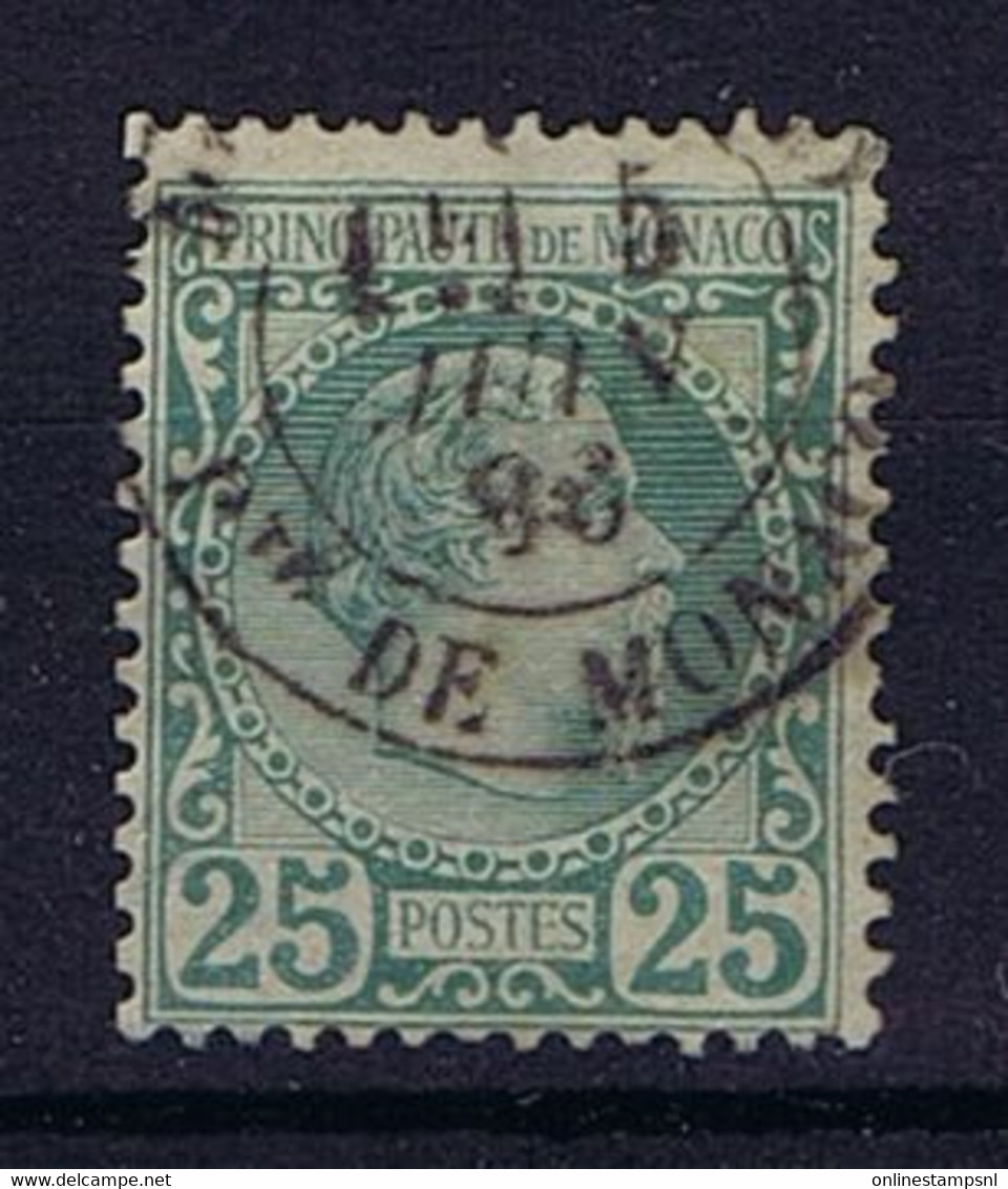 Monaco Mi Nr 6 Used Obl. 1885 - Gebruikt