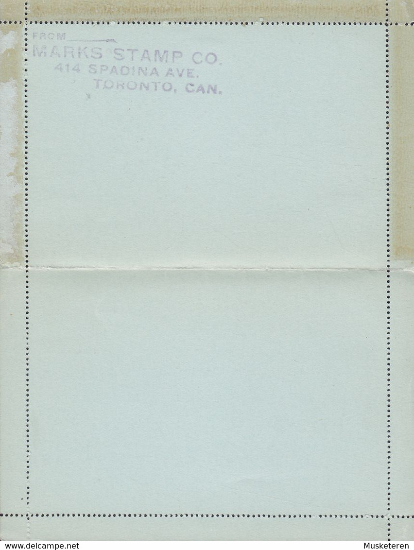 Canada Postal Stationery Ganzsache Entier Letter Card ONE CENT Queen Victoria Unused (2 Scans) - 1903-1954 Kings