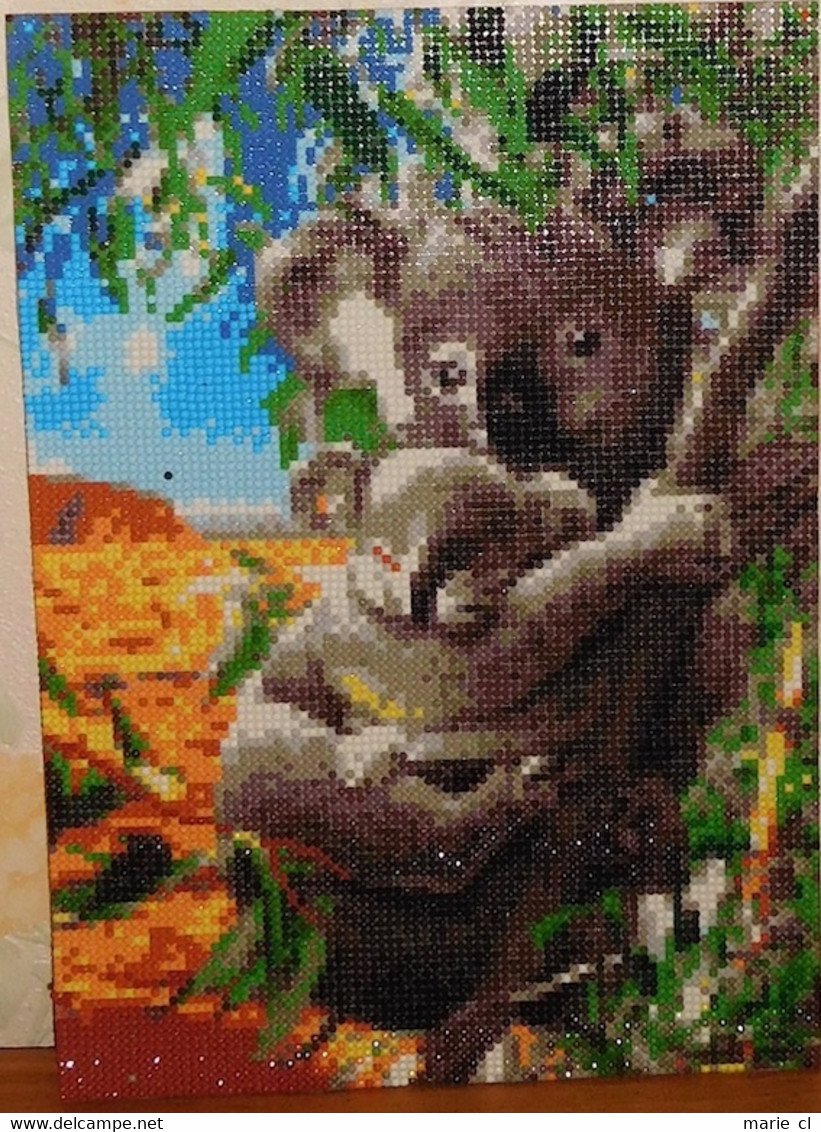 Tableau Perles ( Diamond Painting) : Koala - Perles