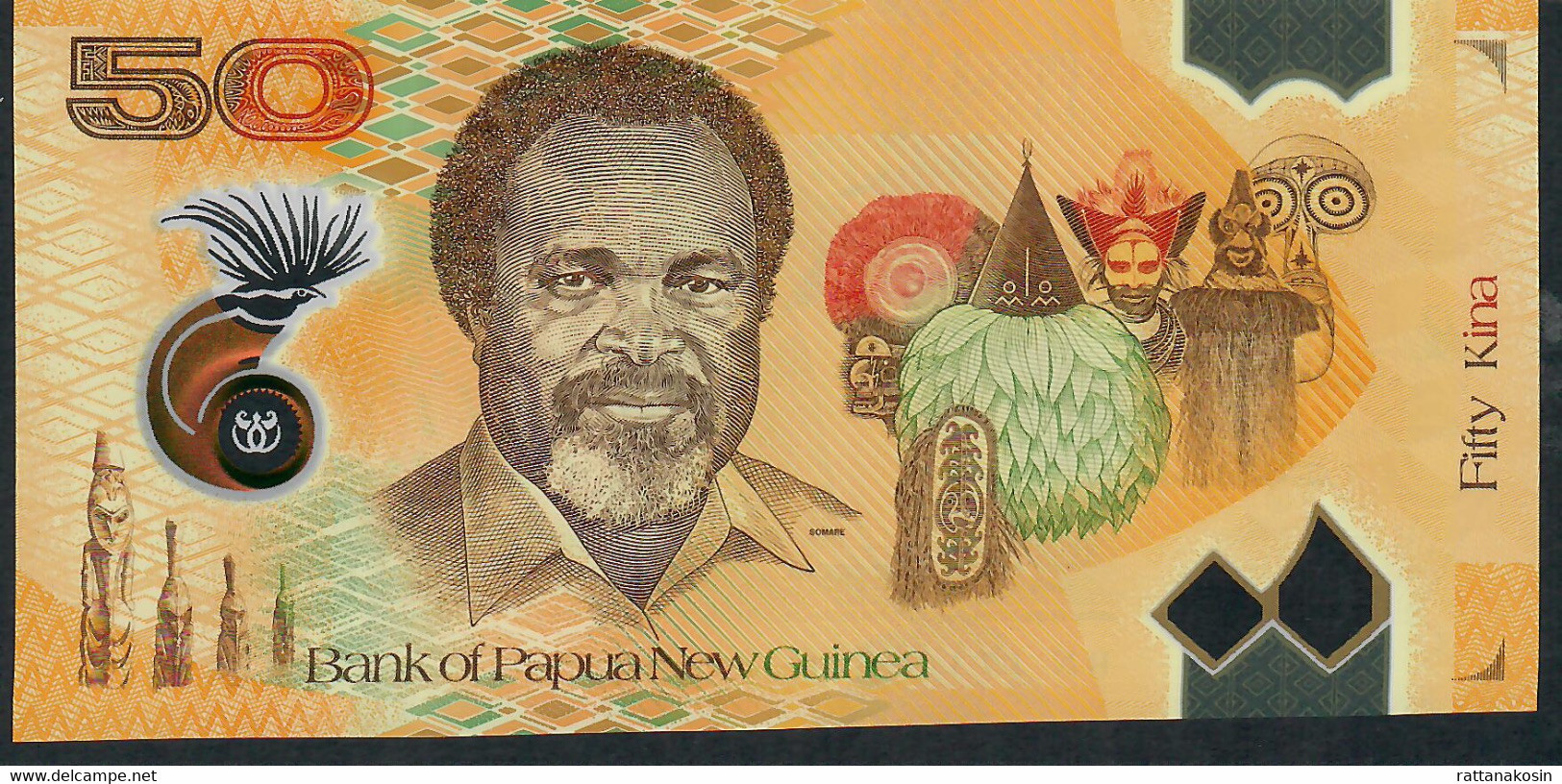 PAPUA NEW GUINEA NLP 50 KINA (20)17 2017 #BN 17   Signature 12  UNC. - Papouasie-Nouvelle-Guinée