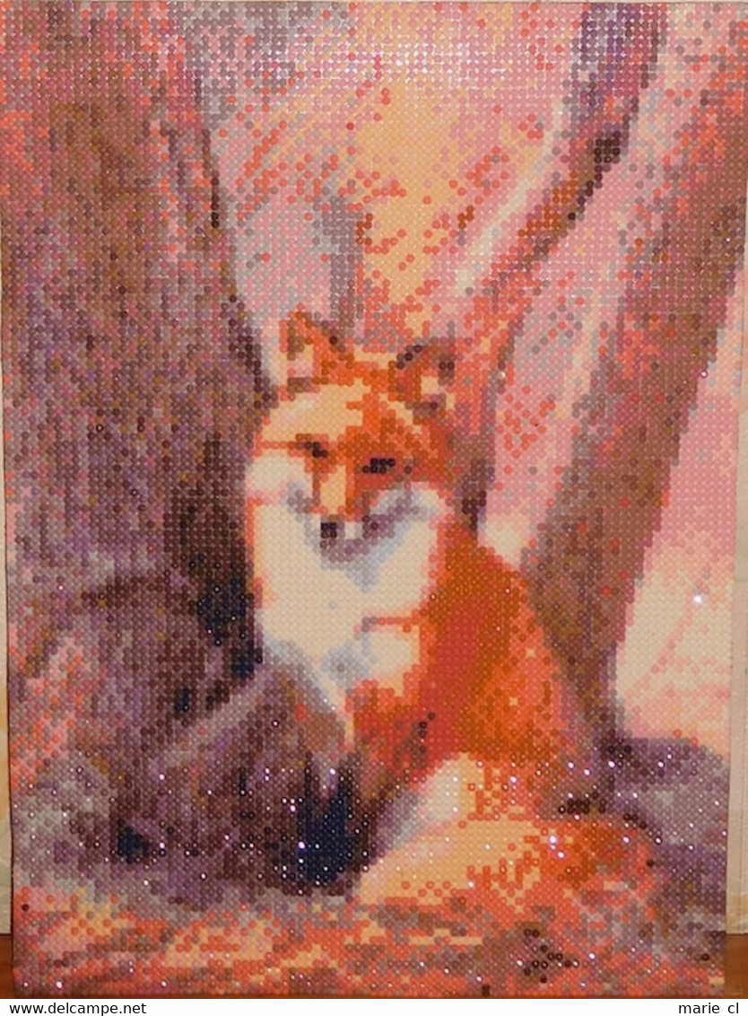 Tableau Perles ( Diamond Painting) : Renard - Parels