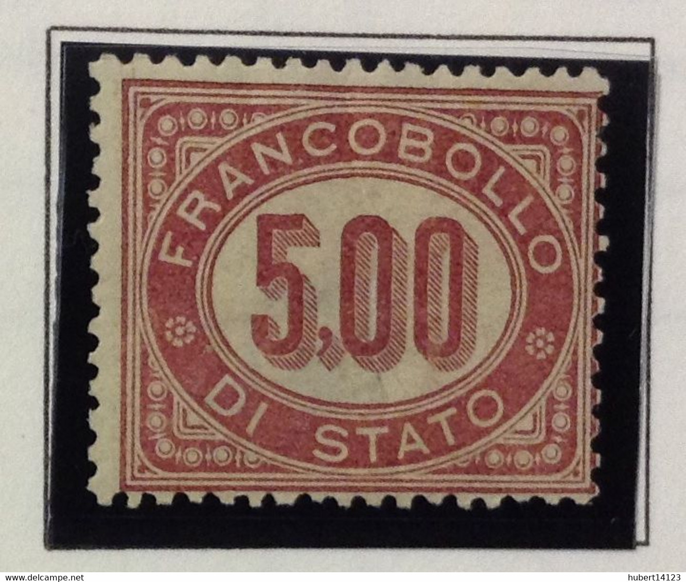 Italie SERVICE N° 7 De 1875 Neuf Avec Charnière - Service