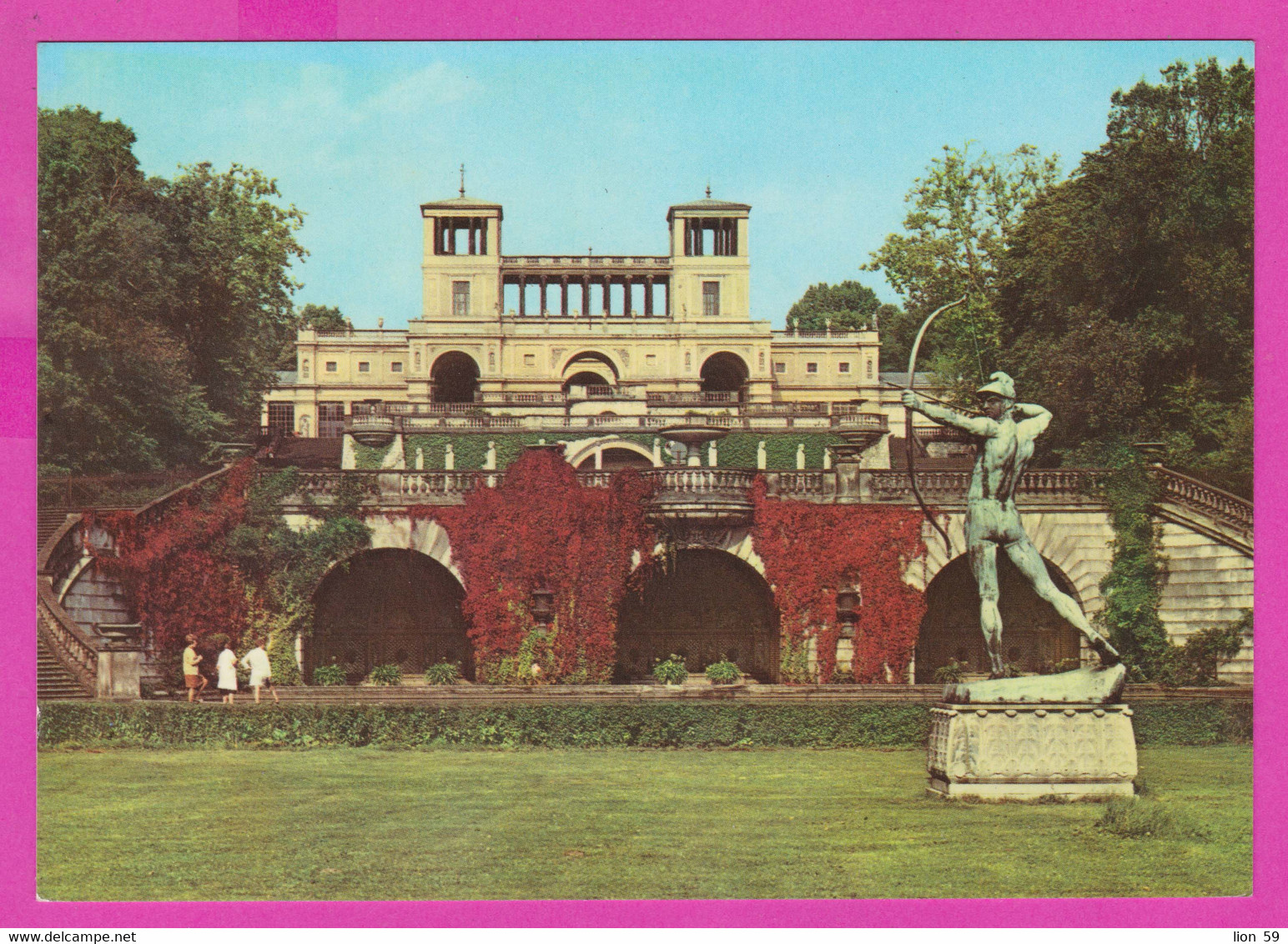 276372 / Germany - Potsdam - Statue Archery ,Tir A L'Arc , Bogenschiessen , Orangery Sanssouci Park , Deutschland - Boogschieten