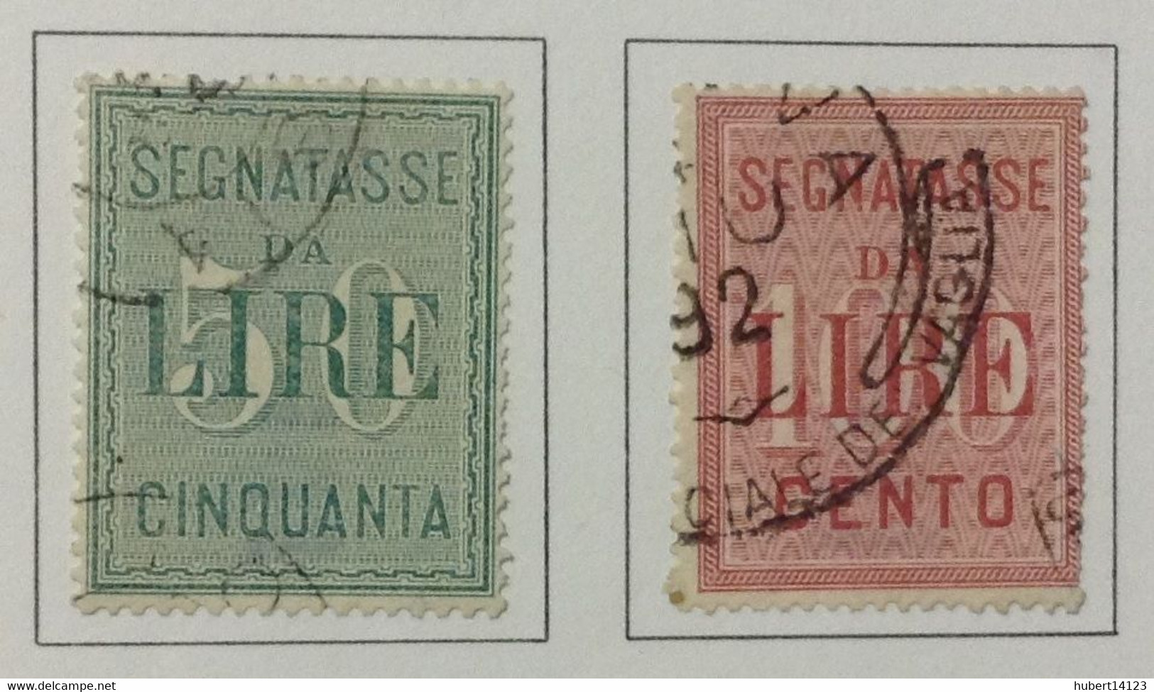 Italie TAXE N° 20 Et 21 De 1884 Oblitérés - Strafport