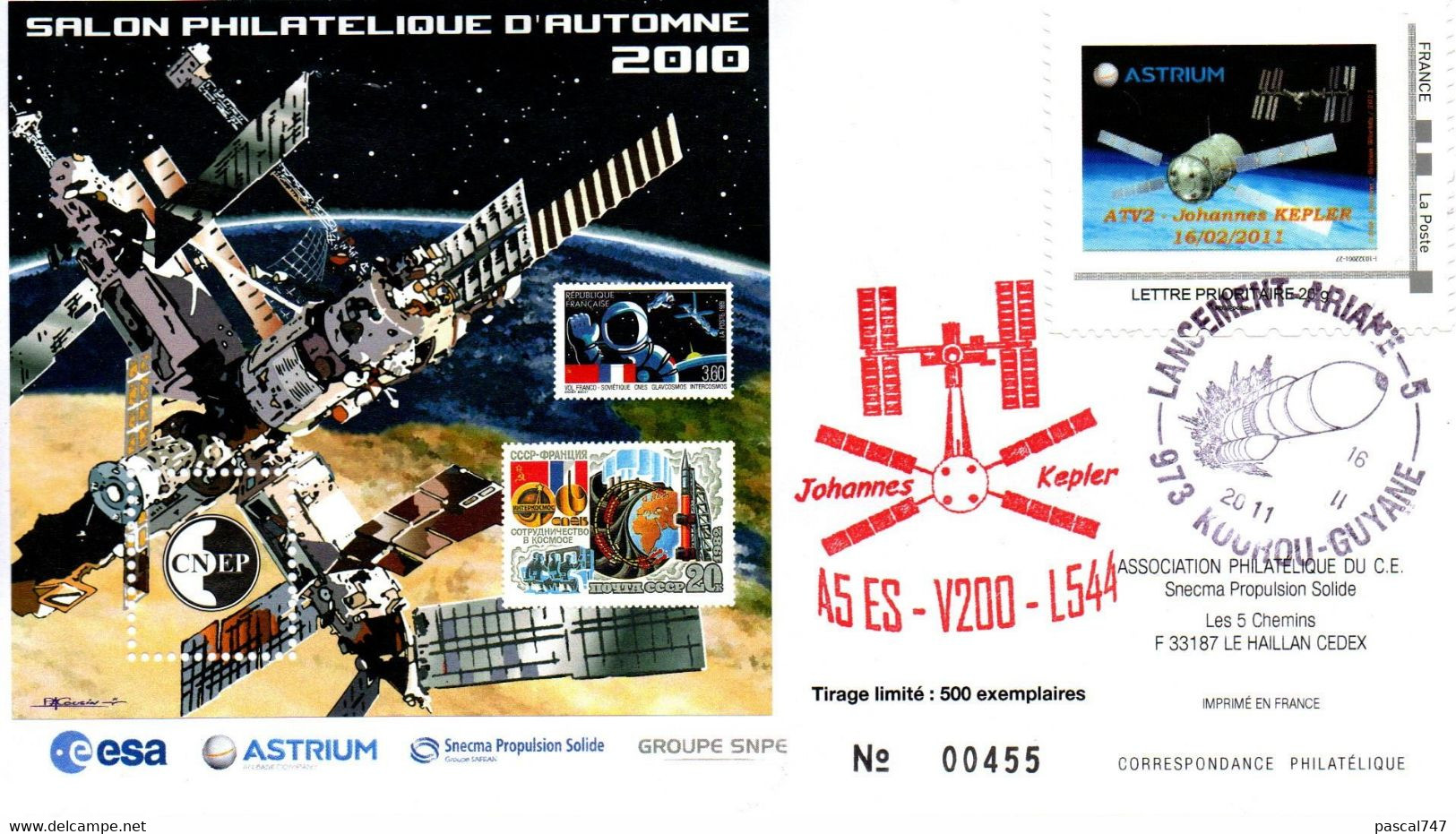Vignette Avion Aviation Fusée Espace  Salon 2010 Astrium Kepler Mtam 2010 2011 - Aviation