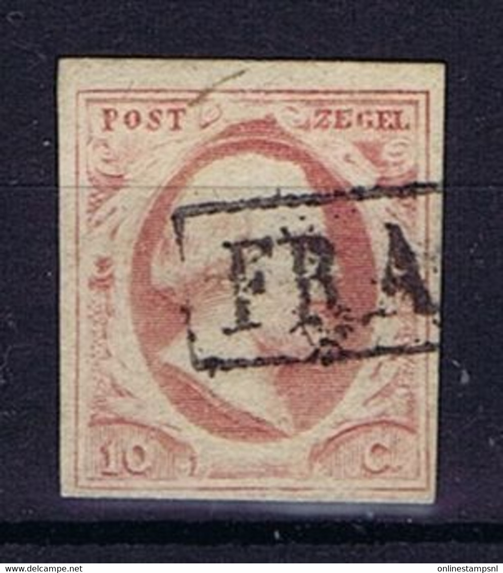 Nederland: NVPH Nr 2 Used  1852 - Oblitérés