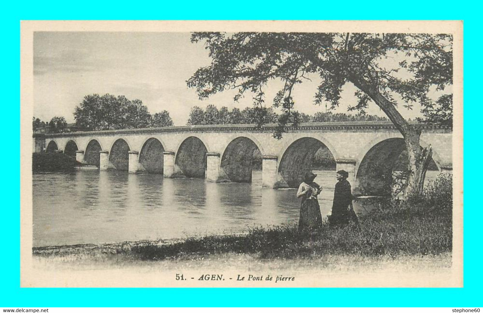 A933 / 009 47 - AGEN Pont De Pierre - Agen