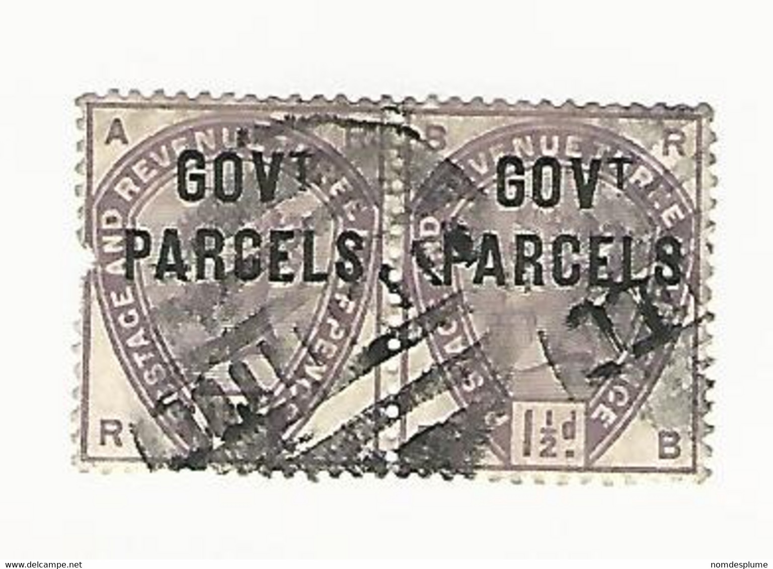 35057 ) GB UK 1886 Gov Parcels Overprint - Zonder Classificatie