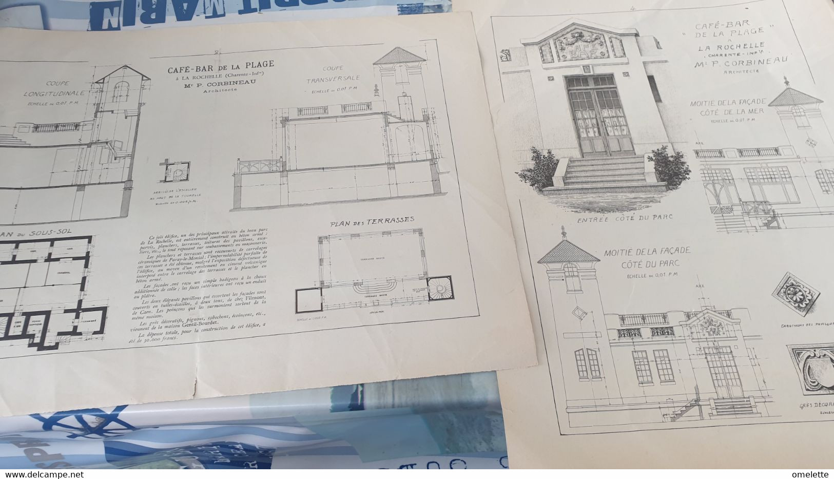 LA ROCHELLE /CAFE BAR DANS LE PARC /MONOGRAPHIE DE BATIMENTS MODERNES - Architecture