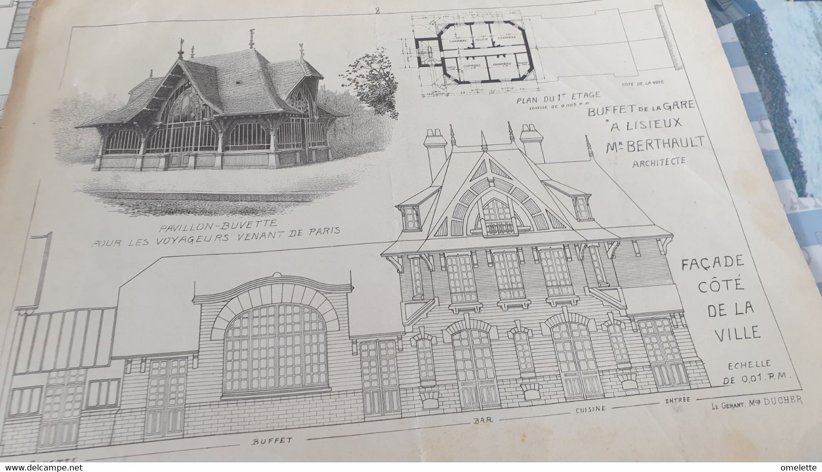 LISIEUX /BUFFET DE LAGARE  /MONOGRAPHIE DE BATIMENTS MODERNES - Architecture